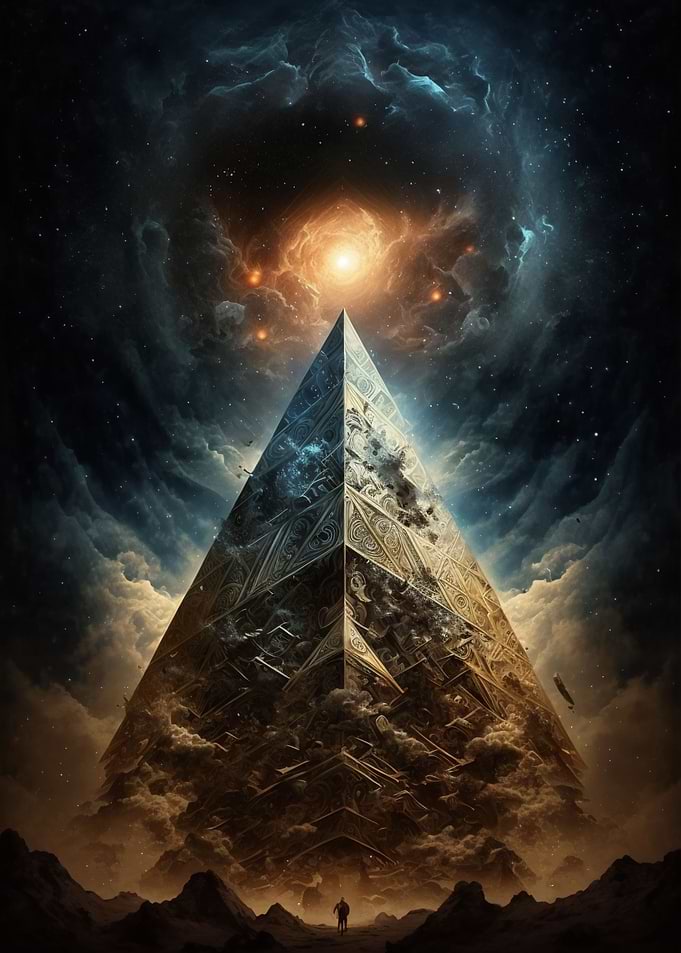 Mystic Pyramid and Sky