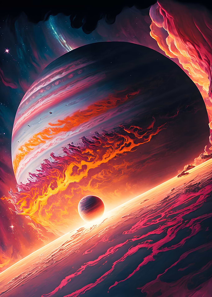 beautiful galaxy landscape