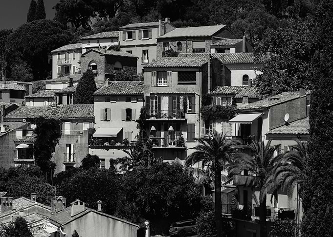 view on Bormes Les Mimosas