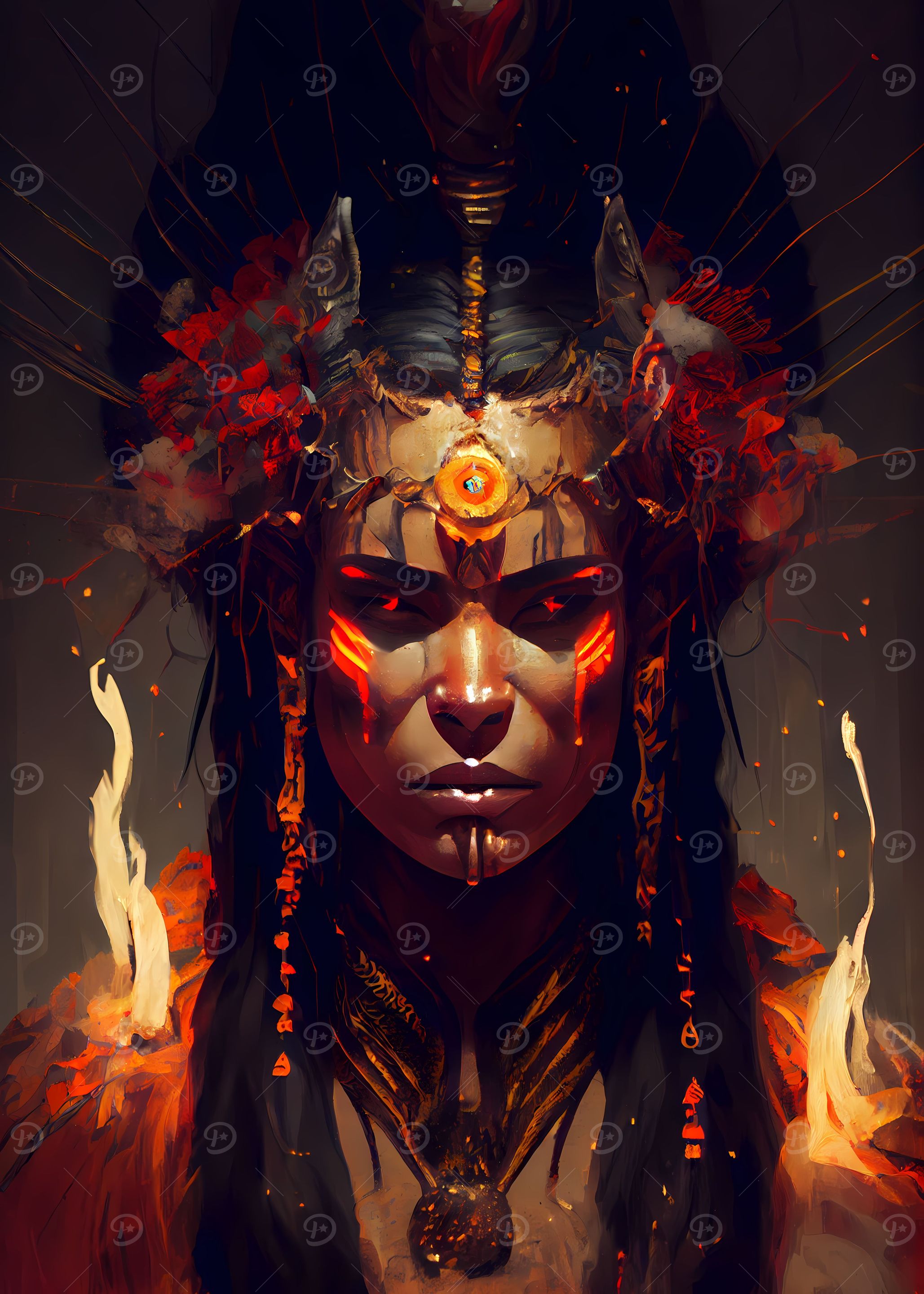Native American Portrait 6
