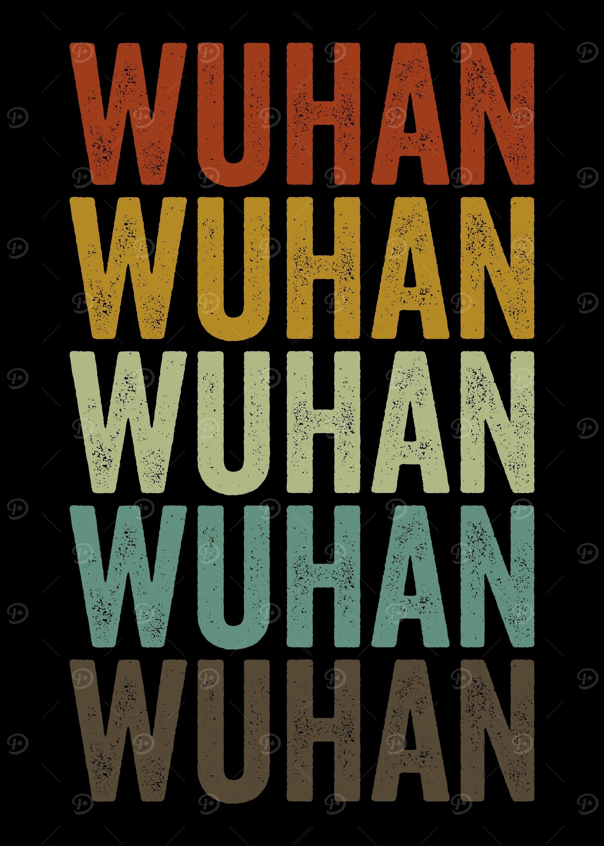 Wuhan China Retro Vintage