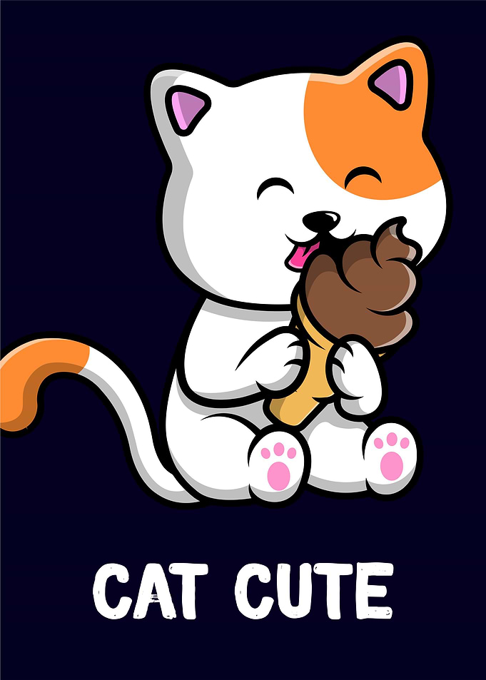 cat cute escream
