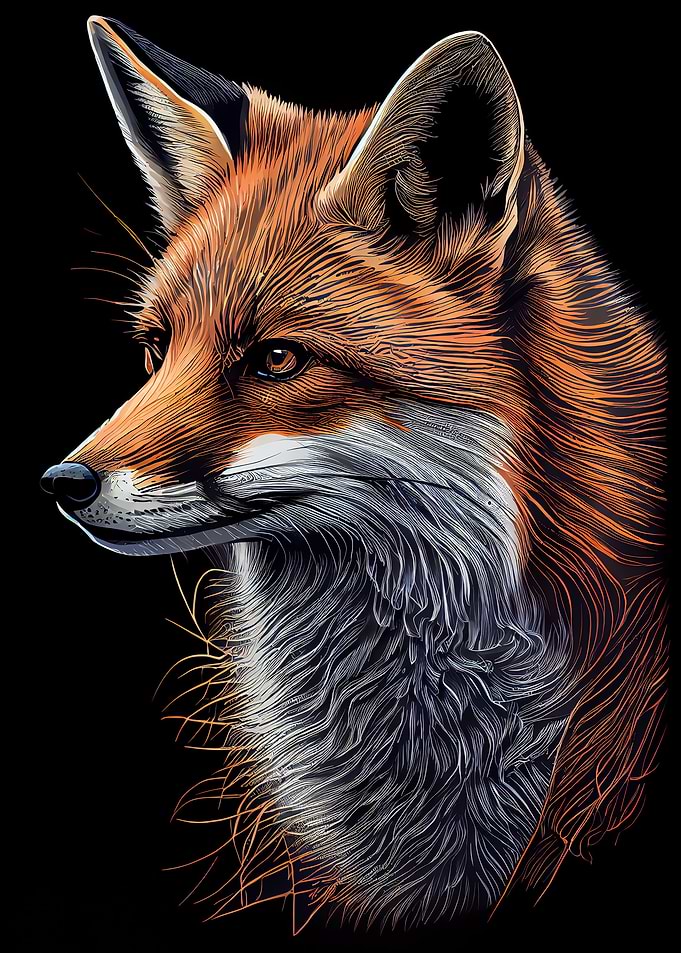 Fox Drawn