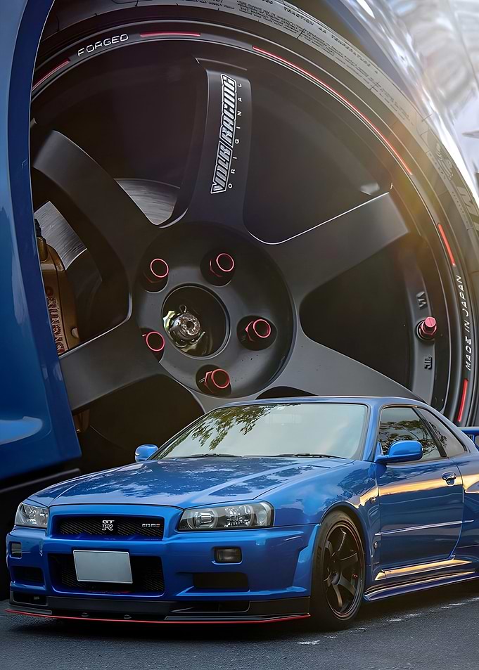 blue skyline