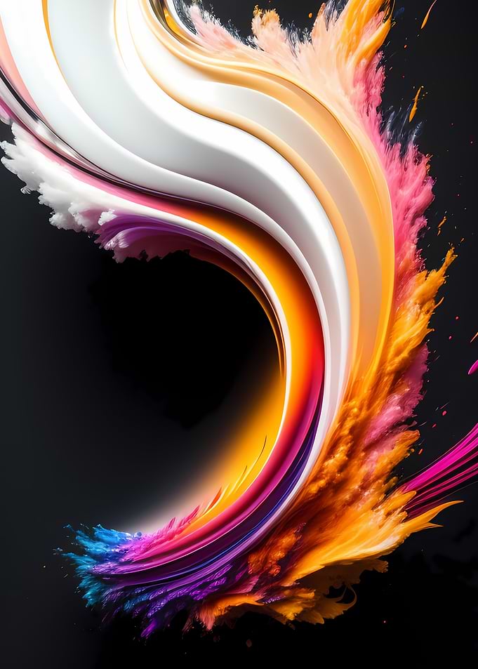 Abstract colorful Poster