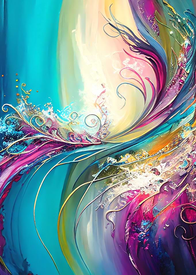 Painting Floral Abstract
