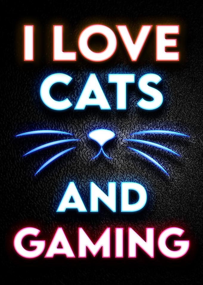 Neon Gaming Poster