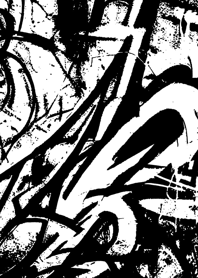 Black and White Abstract