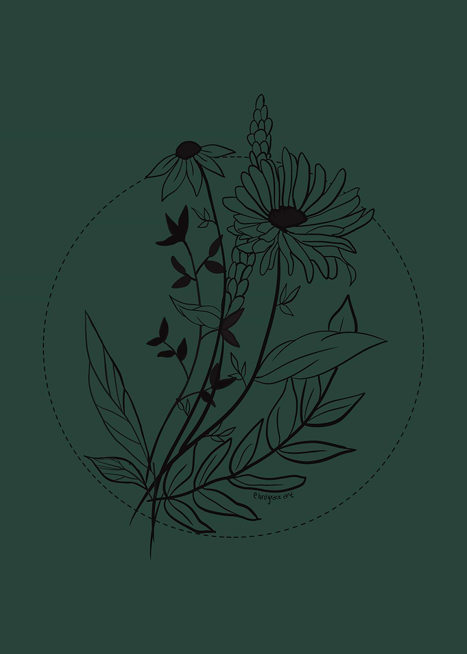 Floral Lineart