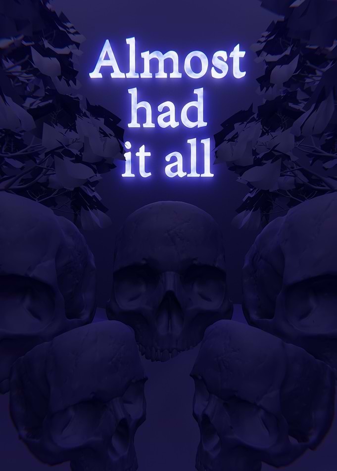 Almost Violet 3D Quote