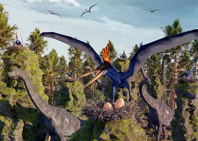 Pterodactyl dinosaur