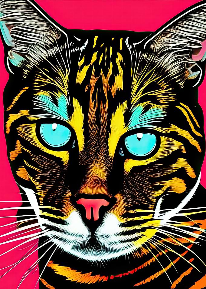 Pop Art Cat 05