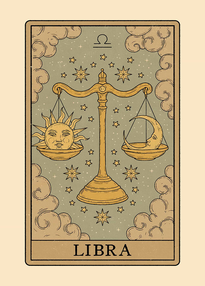 Libra Tarot Card