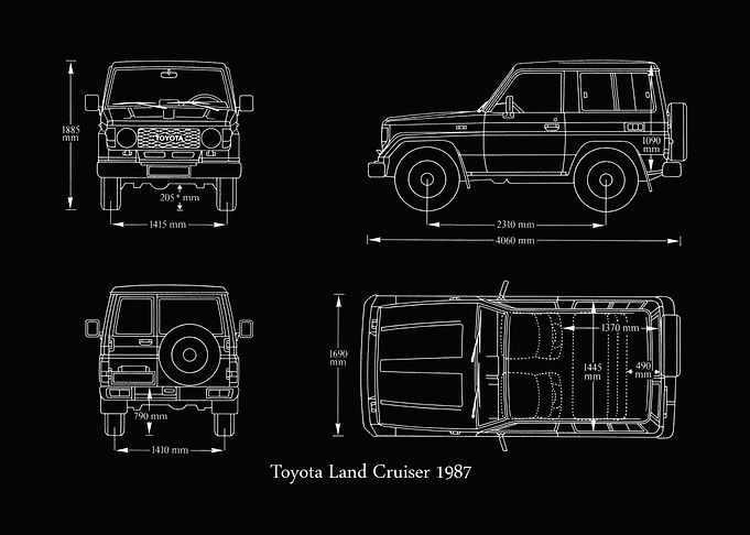 Toyota Land Cruiser 1987