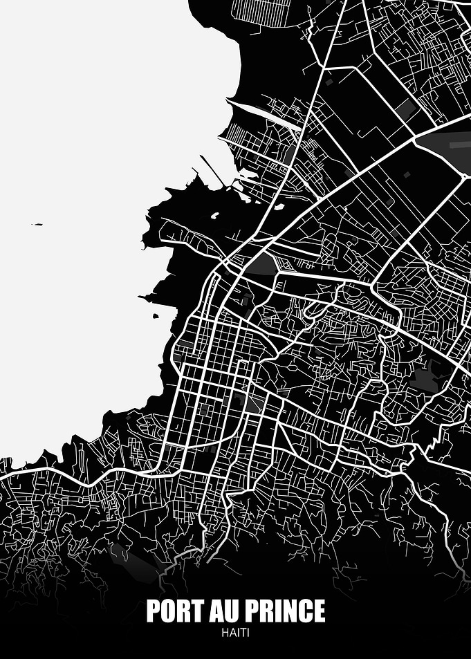 Port au Prince Haiti Map