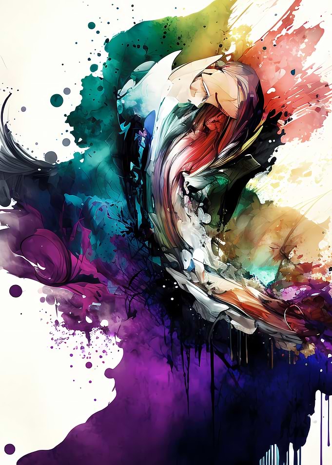Abstract Colorful Art