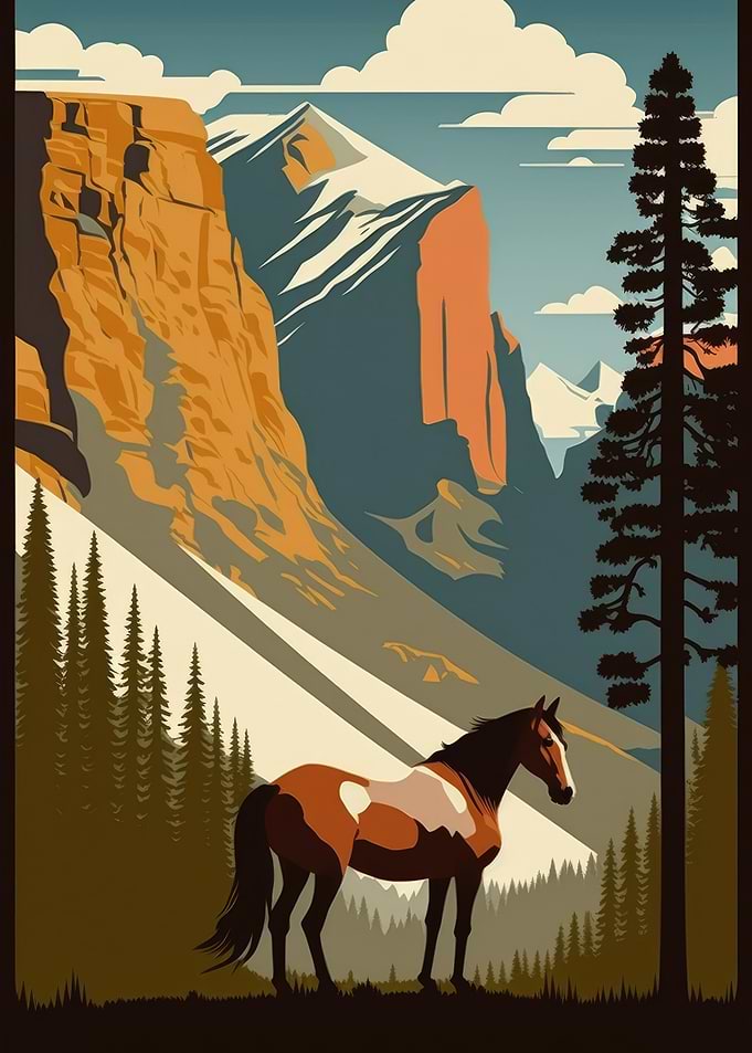 Horse Art Series Style 6