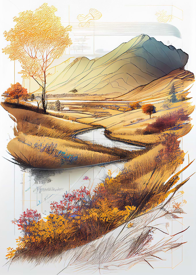 A beautiful landscape