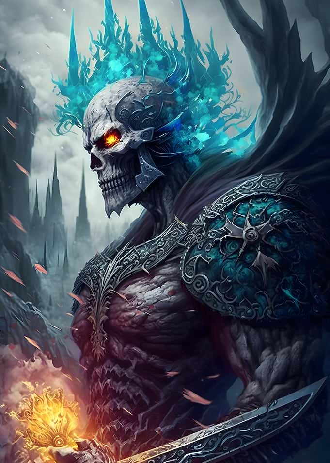 Icy Skeleton Monarch
