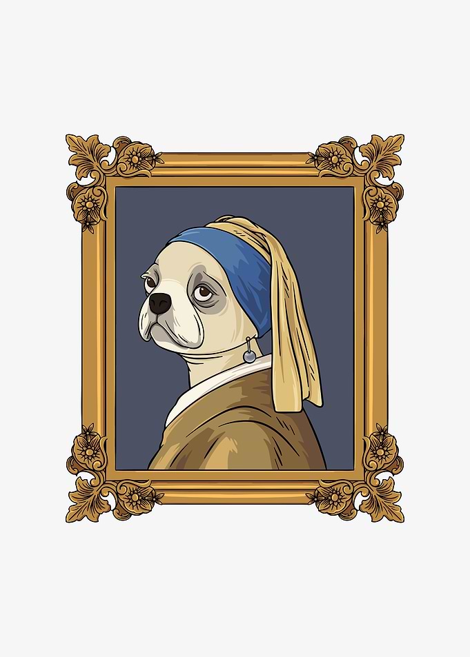 Art History Pug Fine Arts