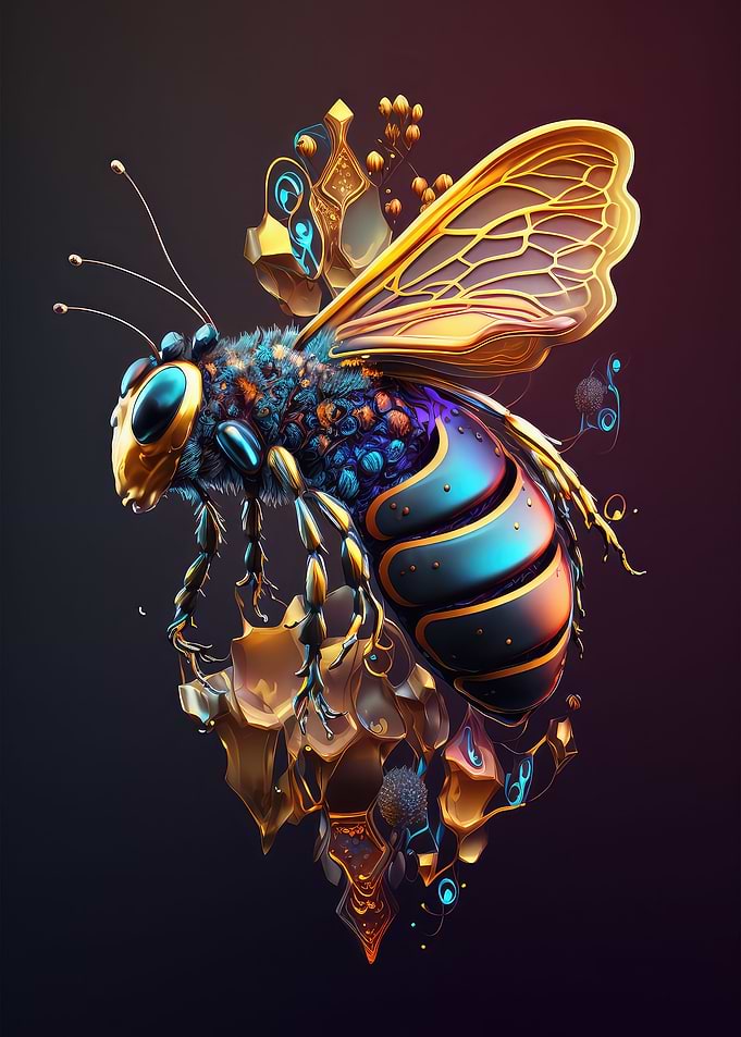 Vibrant Buzz of Color