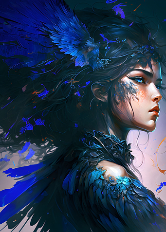 Portrait Winged Fairy