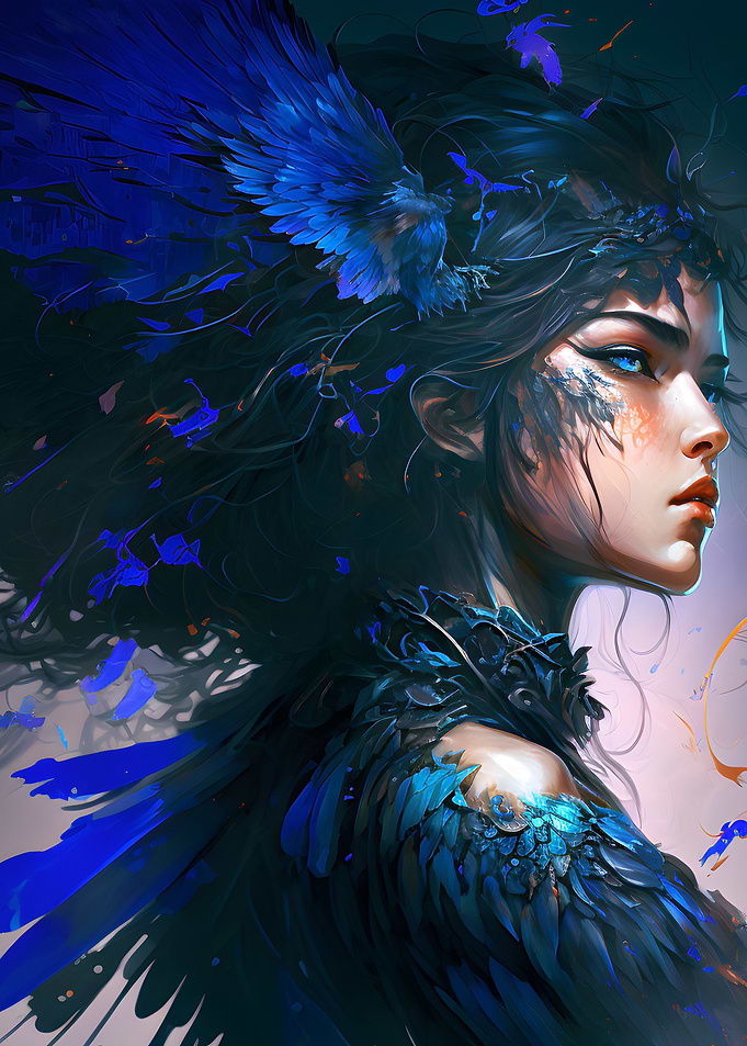 Portrait Winged Fairy
