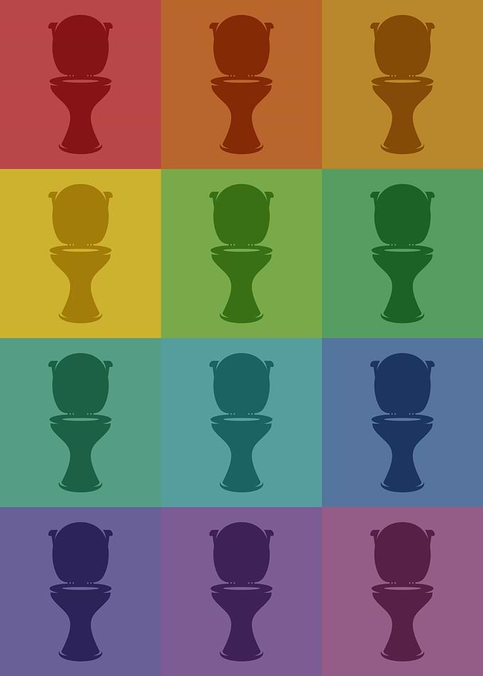 Toilet Icons Pop Art