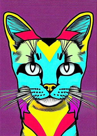 Pop Art Cat 02