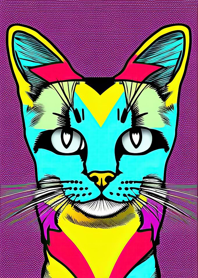 Pop Art Cat 02