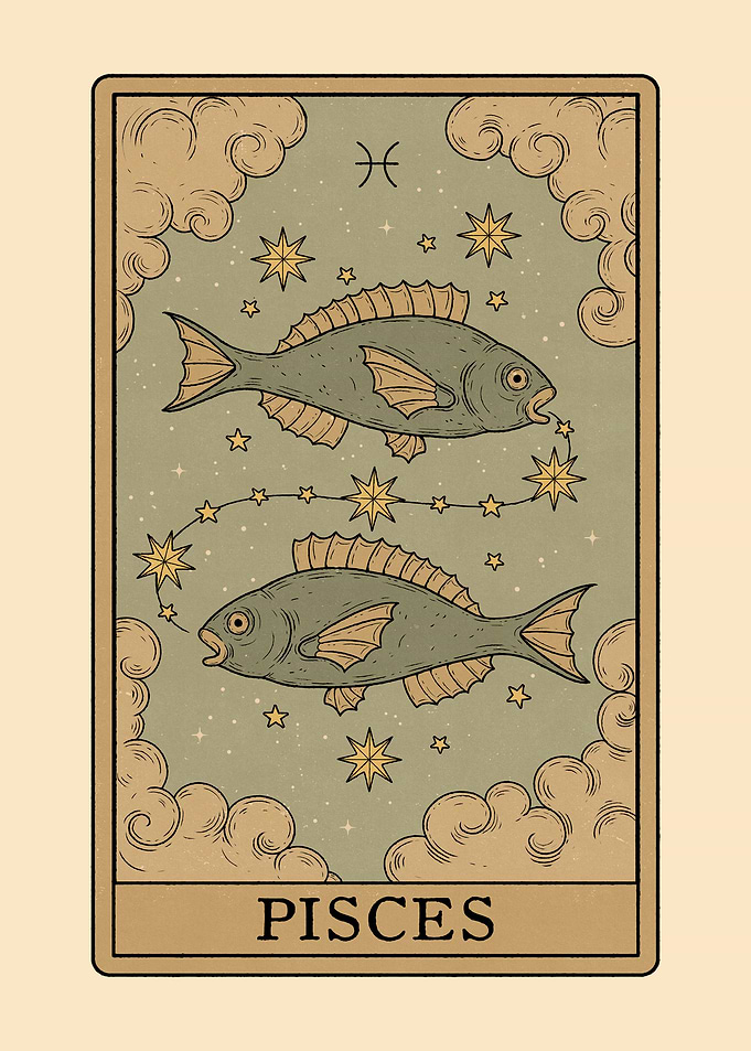 Pisces Tarot Card