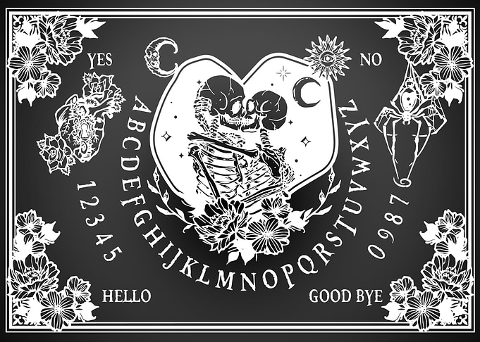 Ouija Skeleton lovers