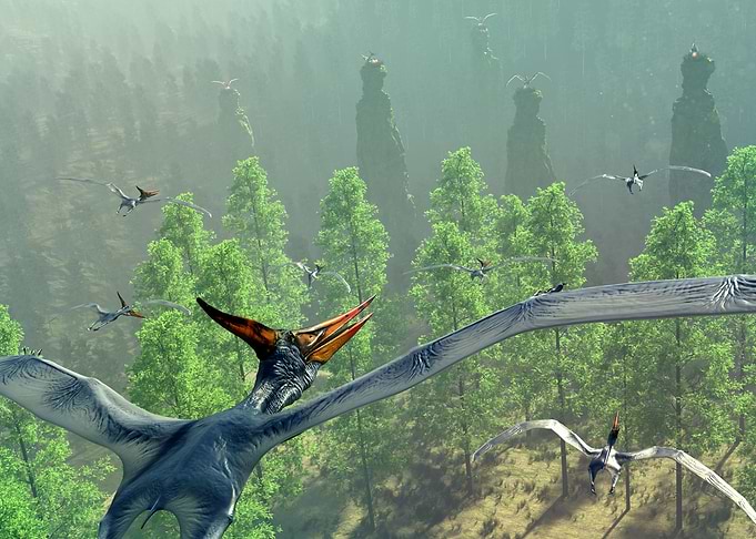 Pterodactyl dinosaur