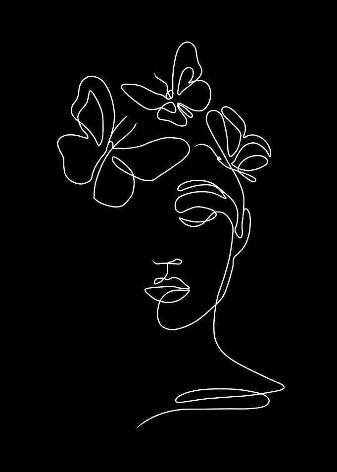 aesthetic line with girls