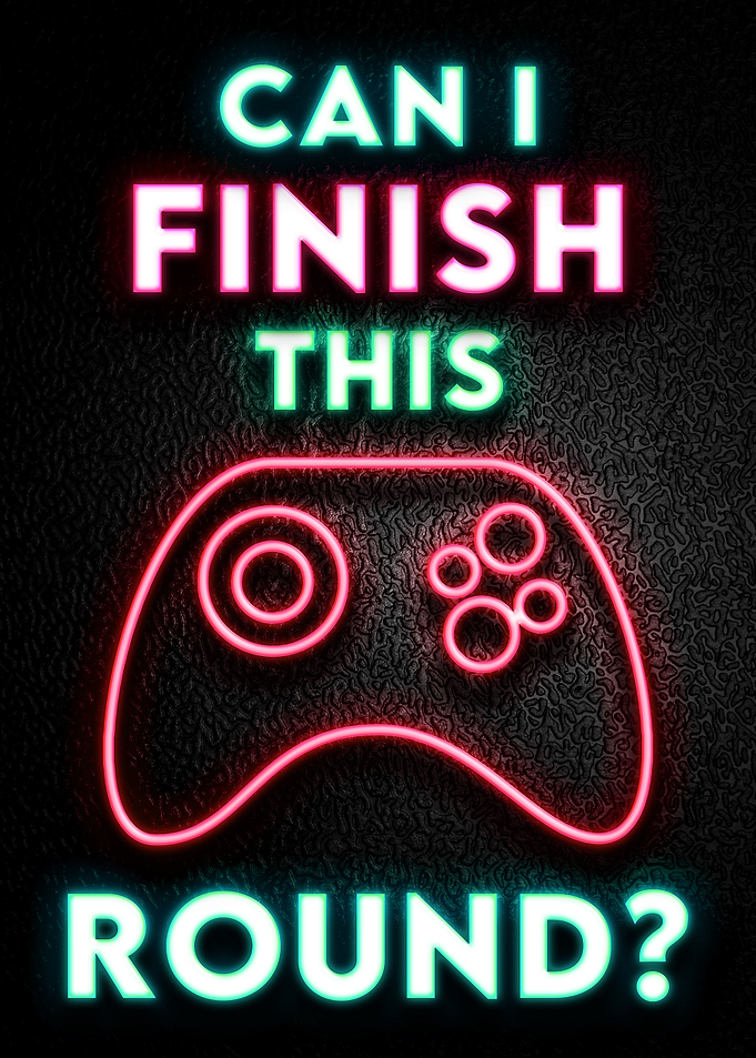 Neon Gaming Poster
