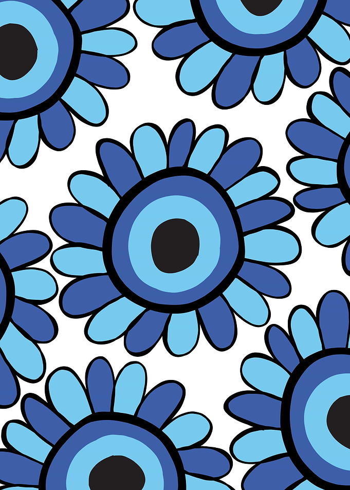 Evil Eye Sunflower 1