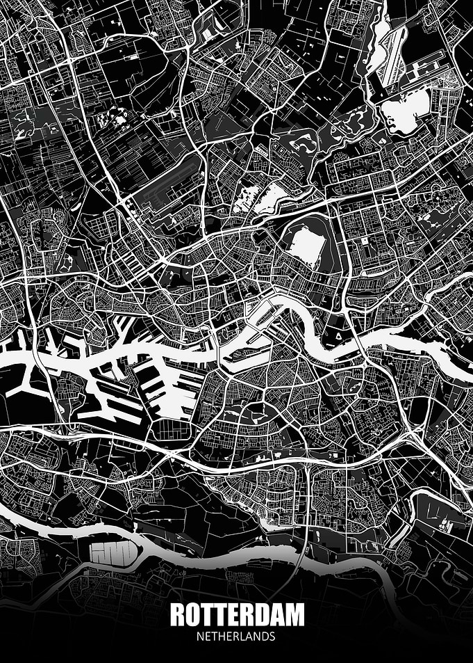 Rotterdam Netherlands Map