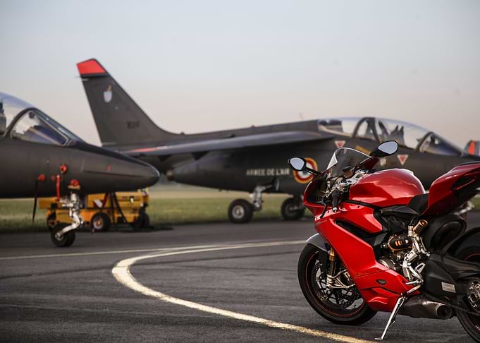 Motorcycle with Alpha Jet