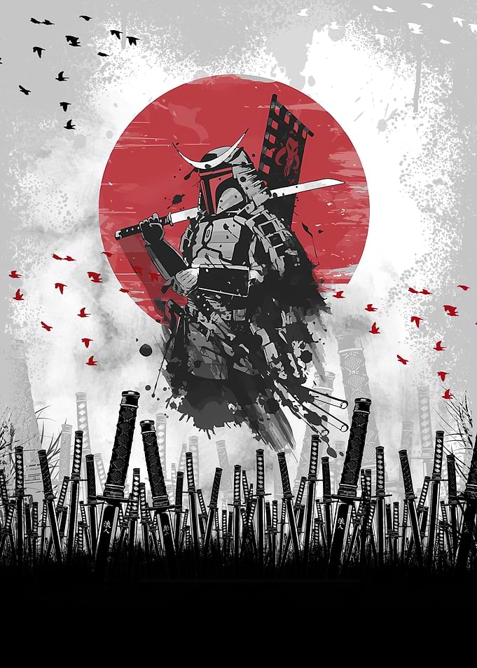 chilling samurai