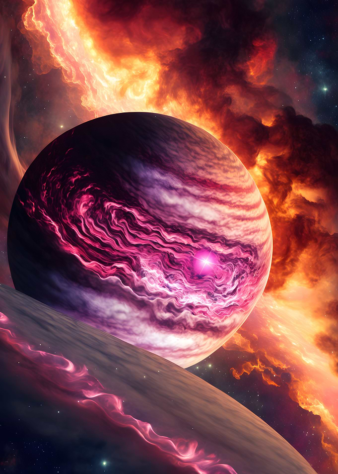 beautiful space landscape