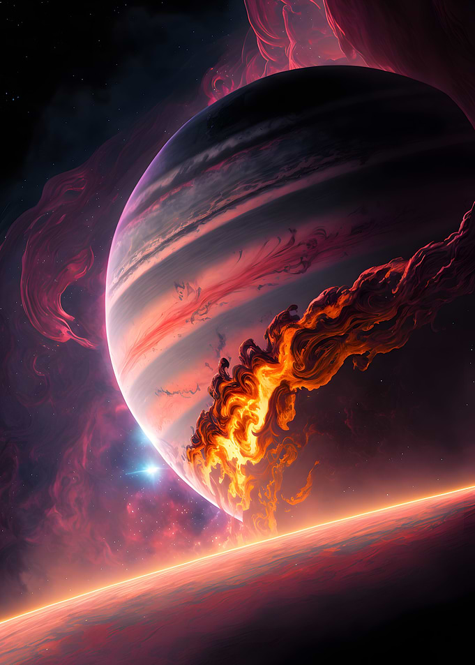 beautiful space landscape