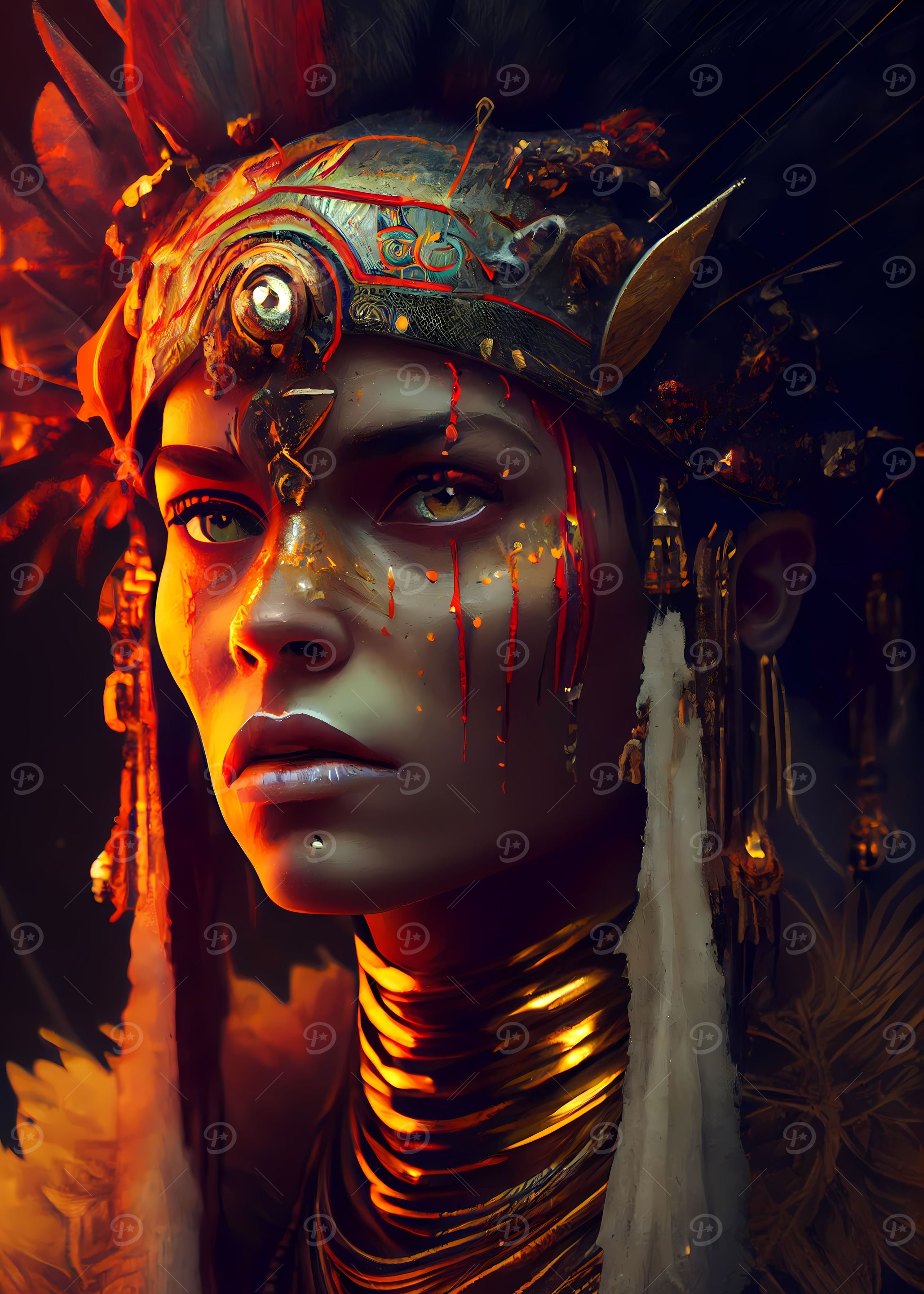 Native AmerindianPortrait7