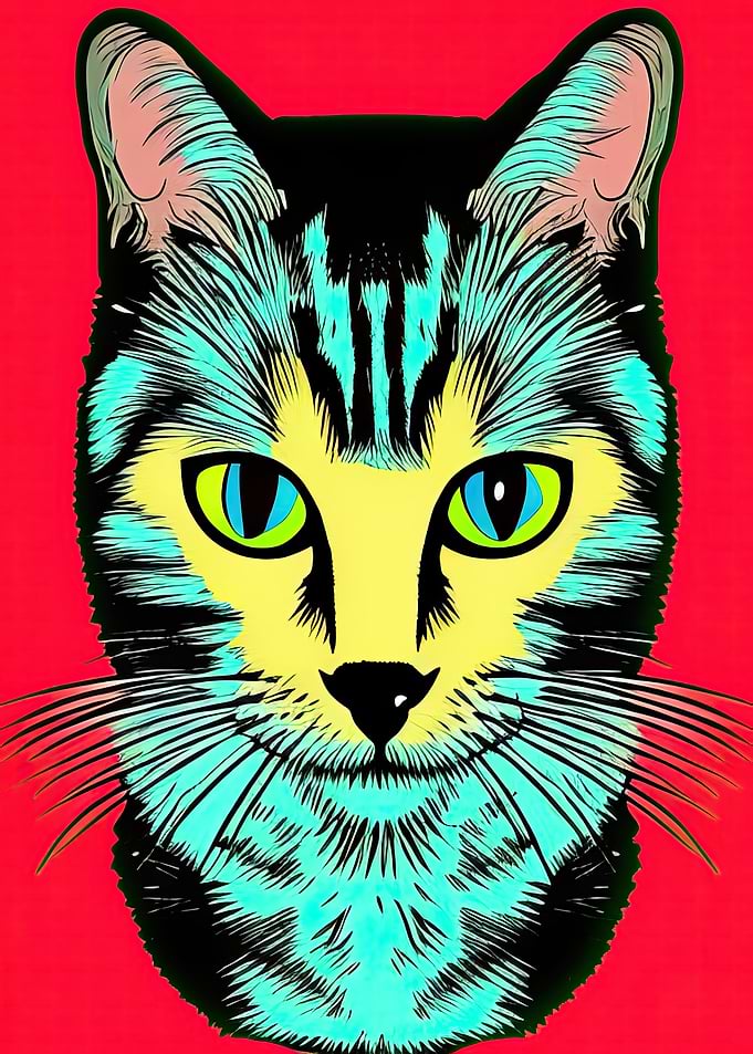 Pop Art Cat xx
