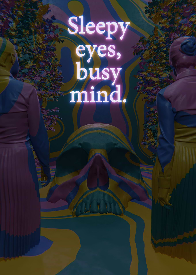 Sleepy Wave 3D Quote