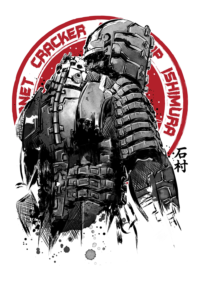 Isaac Clarke sumi e