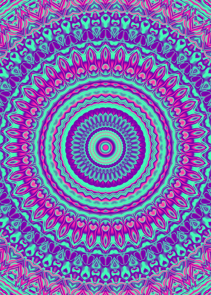 Trippy Funky Mandala