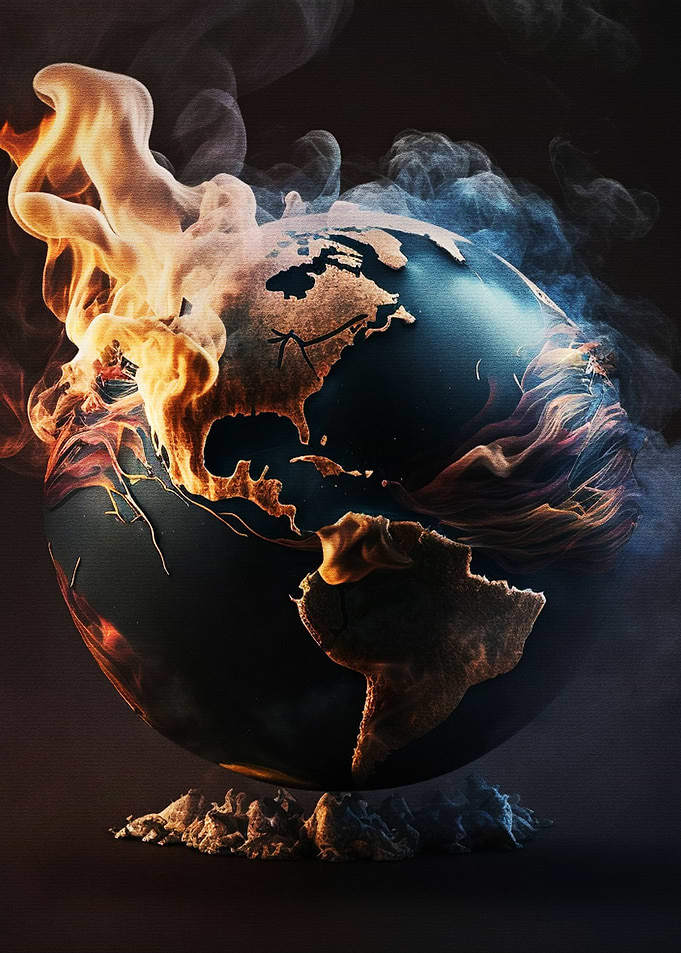 Wildfire smoke world