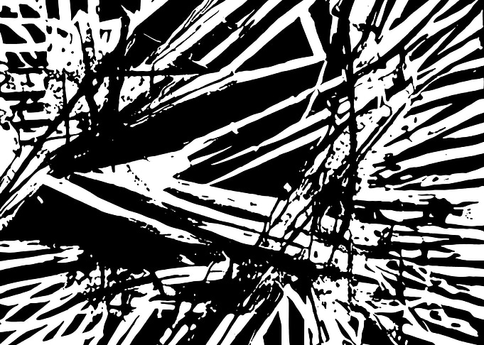 Black and White Abstract