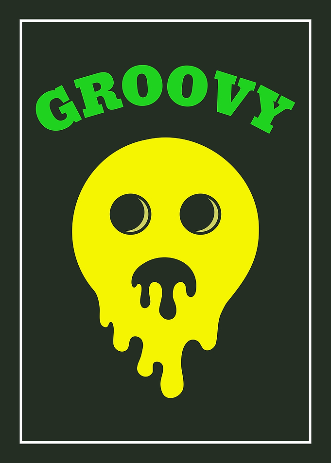 Groovy Melting Emoji