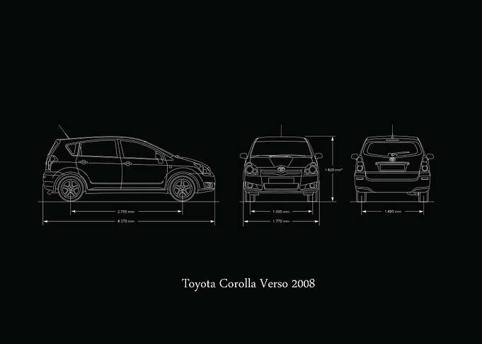 Toyota Corolla Verso 2008